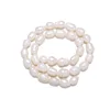 Natural Freshwater Pearl Beads High Quality 34cm Rice Shape Punch Loose Beads for DIY Elegant Necklace Bracelet Jewelry Making ► Photo 3/6