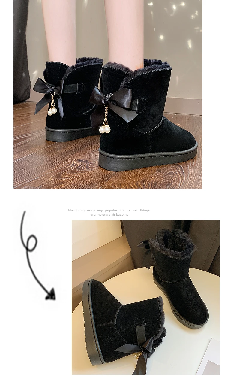 Bootee/ г.; женские кожаные ботинки; женские ботинки; зимние ботинки на плоской подошве со шнуровкой на низком каблуке; австралийские ботинки с круглым носком на резиновой подошве средней высоты