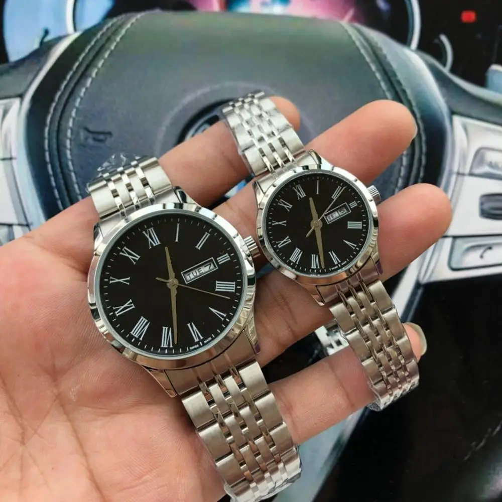 

Relogio masculino 40/32mm couple watches stainless steel ladies/men watches automatic water proof couple watches