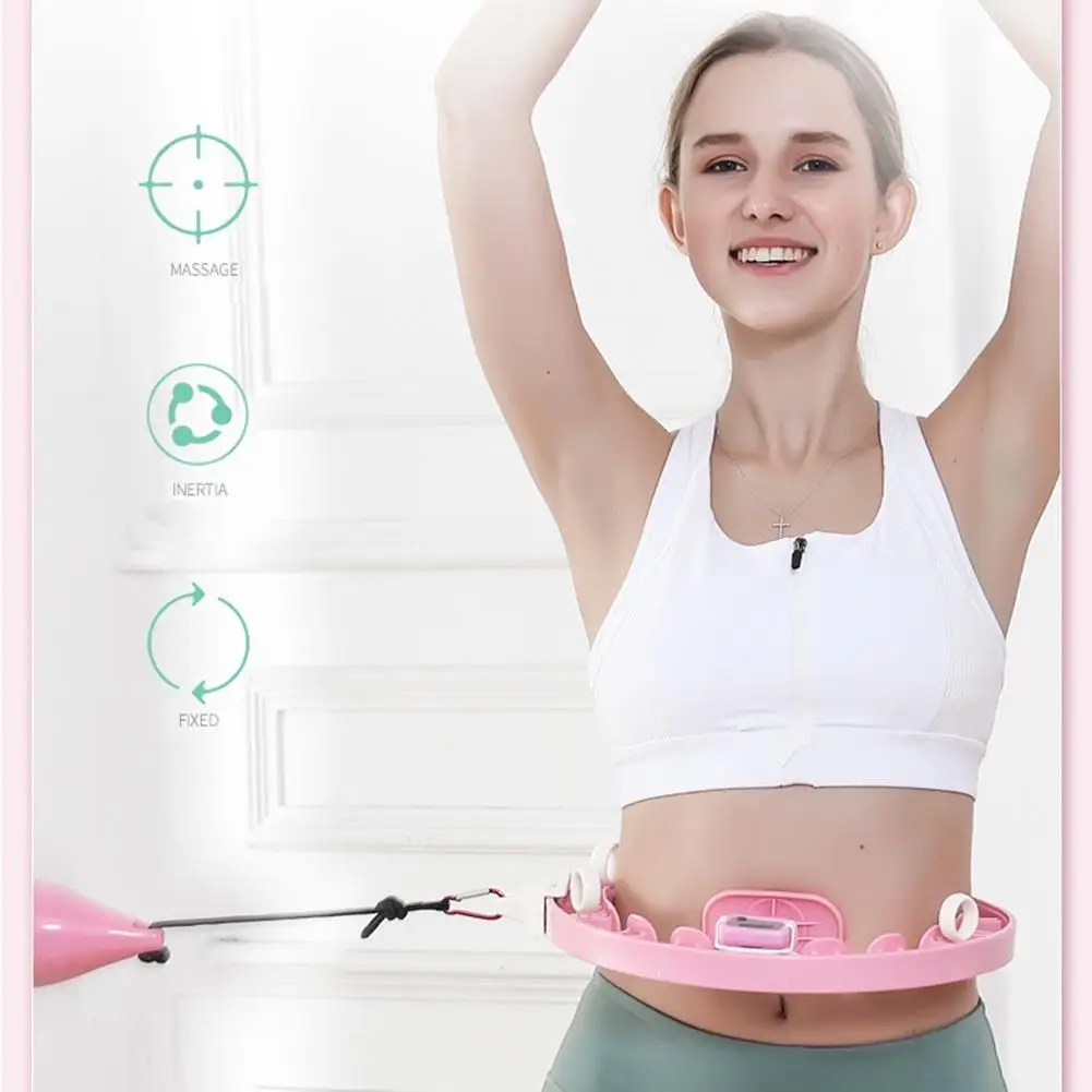 

Adjustable Smart Sport Hoop Detachable Auto-Spinning Thin Waist Abdominal Exercise Gym Hoop Fitness Equipment Yoga Home Training