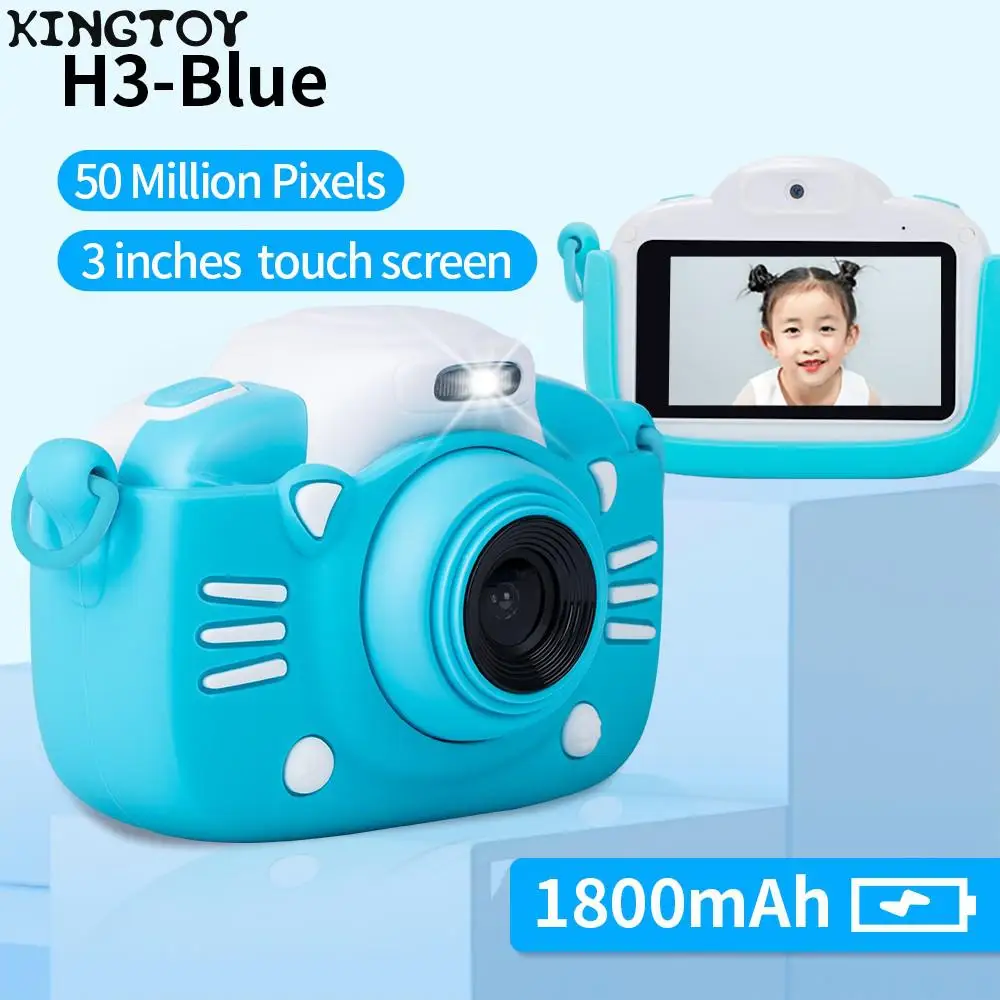 

Kids Camera 3-inch Ips Touch Screen 50mp 4k Hd Children Digital Camera Toy birthday Gift Kids Toys Educational Toy Camera KA20