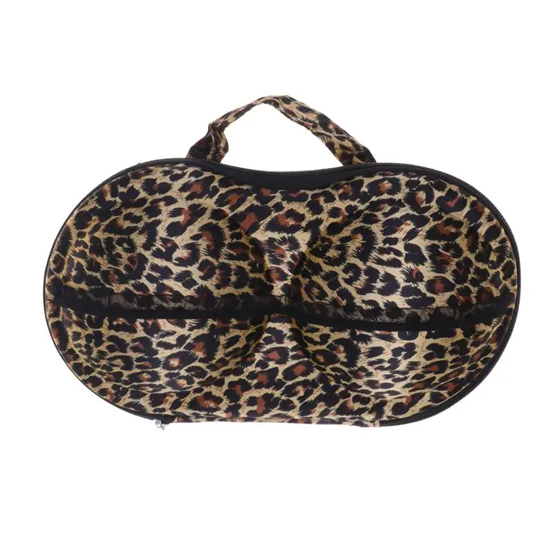 Big Leopard Pattern 28 видов защитного бюстгальтера сумка органайзер контейнер для путешествий Портативный Женский Для Хранения лифчиков Чехол бюстгальтер Евы Нижнее белье коробка для хранения СУМОЧКИ - Цвет: Big Leopard Pattern