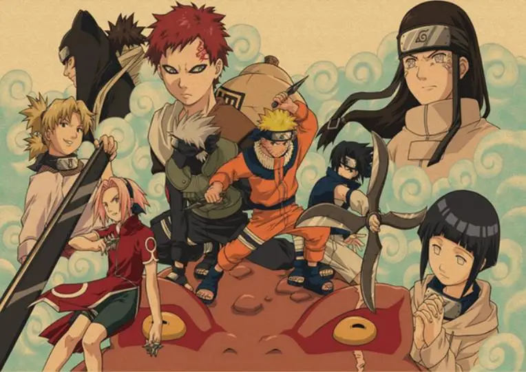 

New 5D DIY Diamond Painting 100% Diamond Japanese Anime "Naruto" Retro Bar Cafe Home Decoration Gift