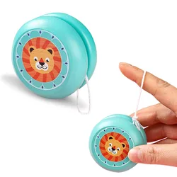 Yoyo – jouets en bois de dessin animé, Animal mignon Yo yo, Puzzle amusant, nouveauté nostalgique, Yoyo Yoyo Yoyo professionnel en métal 