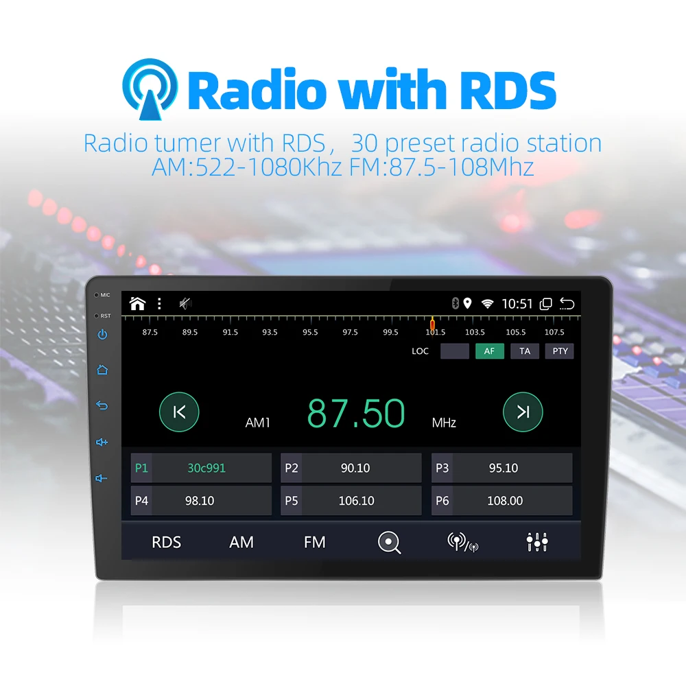  RAM 4G+64GB 8 Core Android 9.0 PX6 GPS Navigation Autoradio Multimedia DVD Player Bluetooth WIFI Mi