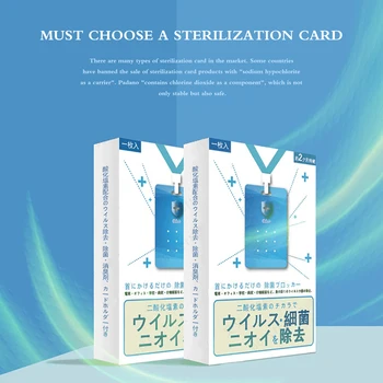 

Shut Out Space Air Sterilization Card Disinfection Sterilization Lanyard Protection Card Deodorant Card Accessor