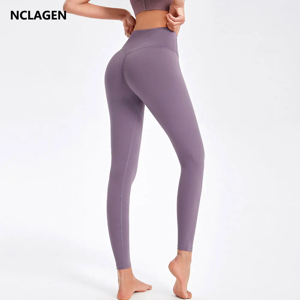 

NCLAGEN Yoga Pants Female High Waist Fitness Hip Lifting Leggings Sport Women Fitness Squat Proof Elastic Running GYM Tights