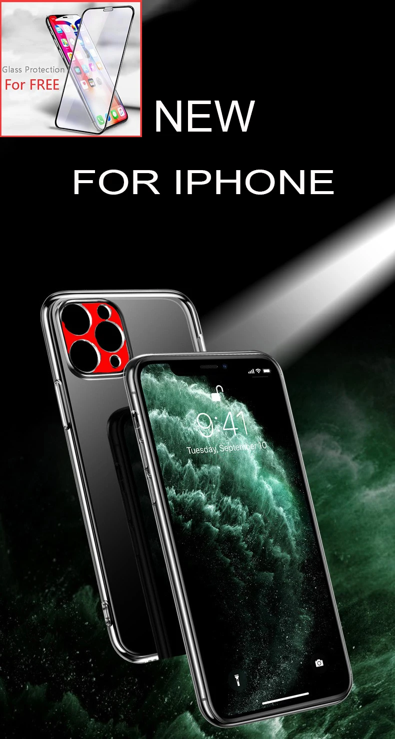 Чехол для iPhone ультратонкий мягкий силиконовый чехол из ТПУ X XS 8 7 6 s XR 11 |