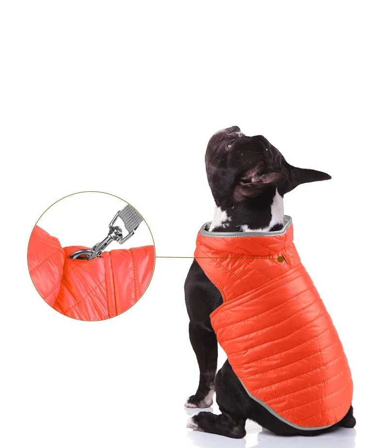 Double-Sided Waterproof Puppy Jacket Winter Pet Dog Warm Clothes Vest Coat For Medium Dogs Reflective Clothing Pet Outfit XS-XXL Double-Sided Waterproof Puppy Jacket Winter Pet Dog Warm Clothes Vest Coat For Medium Dogs Reflective Clothing Pet Outfit XS-XXL