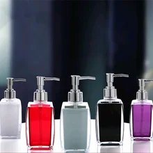 Акриловый Диспенсер для мыла в европейском стиле, бутылка для дезинфицирующего средства для рук, бутылка для туалетных принадлежностей в отеле, бутылка для пресса, бутылка для шампуня и геля для душа
