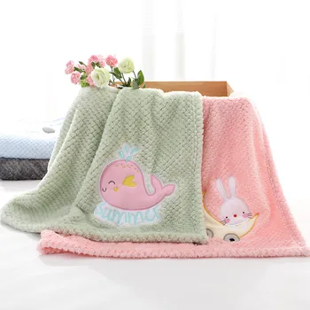 

Baby Blankets Corn Grain Super Soft Coral Fleece Infant Crib Bedding Cartoon Thick Blanket Newborn Gift for Boy Girl Baby Stuff
