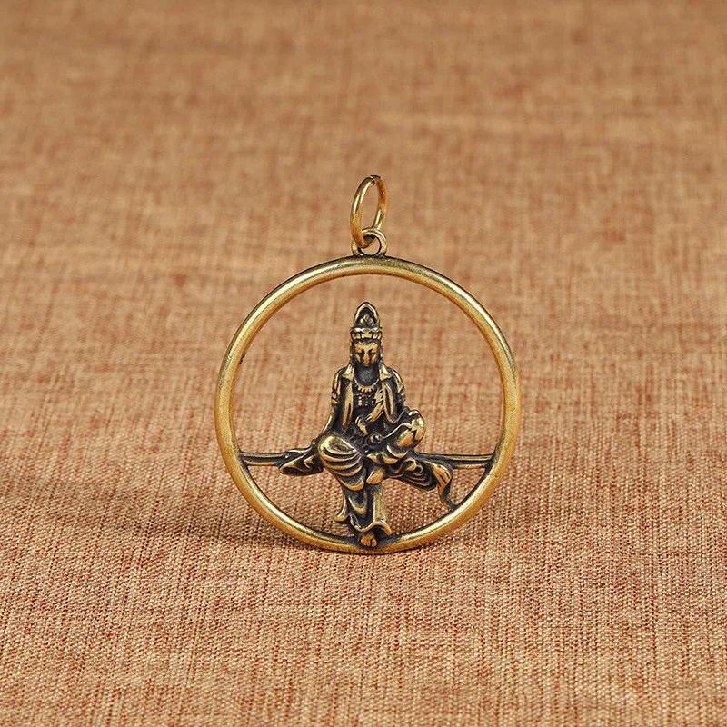 buddha round keychain  (7)