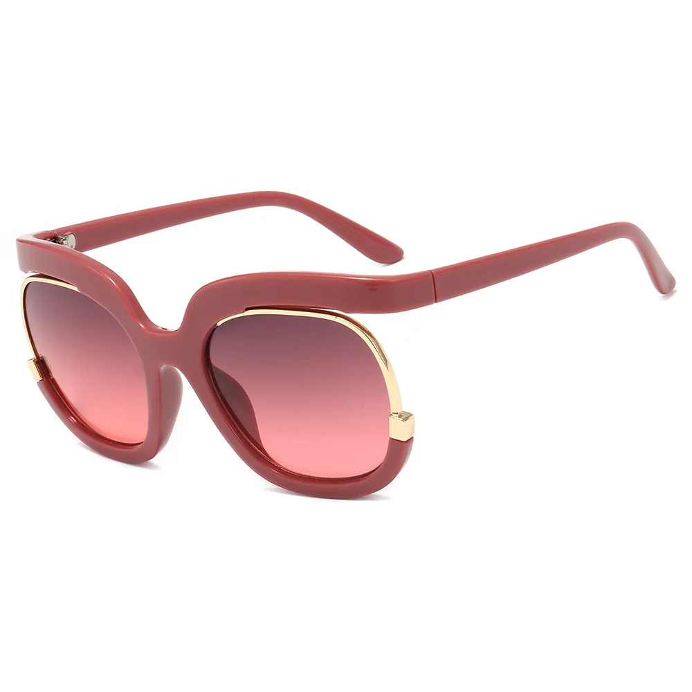 Ретро Круглые Солнцезащитные очки женские мужские брендовые дизайнерские женские солнцезащитные очки Oculos De Sol Feminino солнцезащитные очки - Цвет линз: C2
