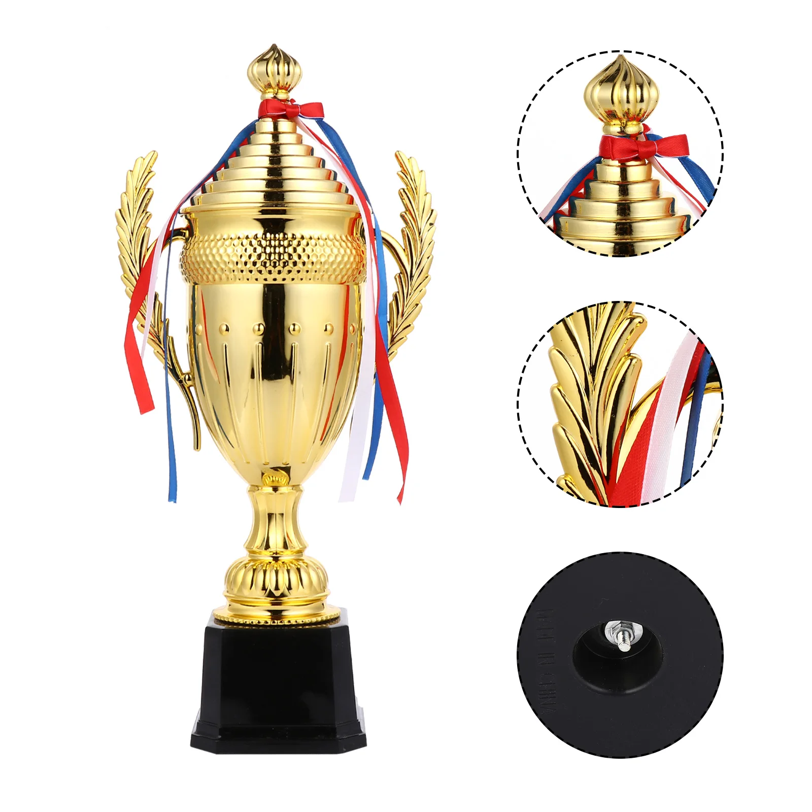 1 pc Trophy Cup with Lid First Place Plastic Winner Award for Competition Sports