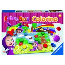 Настольная игра Колорино Маша и Медведь Ravensburger