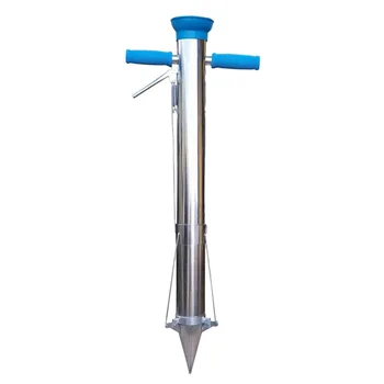 

Rapid seeder stainless steel planter Seedling transplanting device Fertilizing seeder for Vegetable Planting garden equipment