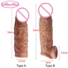 Man Nuo Realistic Penis Sleeve Condom For Male Penis Enlargement Extender Reusable Cock Cover Delayed Ejaculation Adult Sex Toys 1