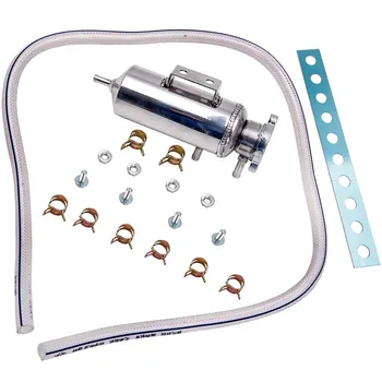 

For 350ml Universal Aluminium Alloy Radiator Coolant Catch Can Overflow Tank Bottle