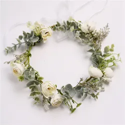 Handmade Wreath Banquet Catwalk Photography Party Headwear European And American Retro Hair Band