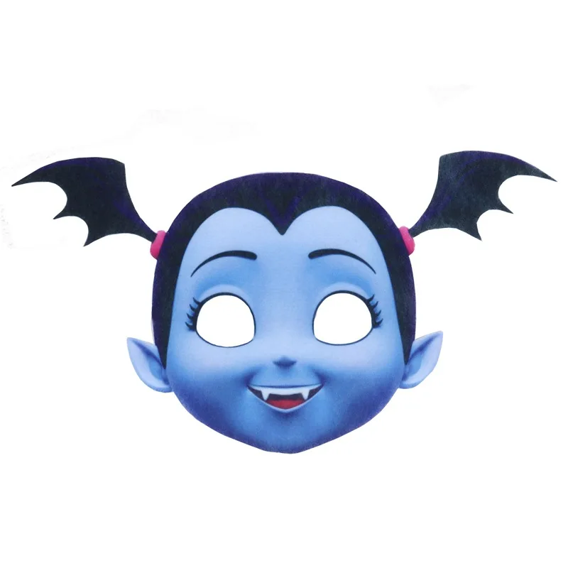 Одежда для девочек Vampirina костюм вампира Косплэй Детские платья для вечеринки на Хэллоуин; Карнавальный костюм для детей модные вечерние платья для девочек; уличная одежда - Цвет: Only-mask