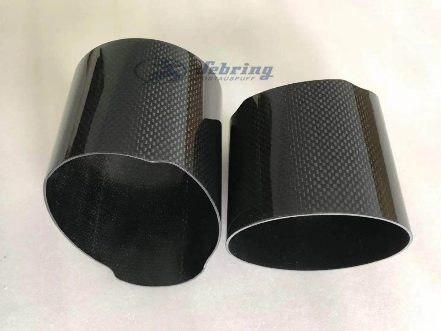 Carbon fiber REMUS wolf stainless steel universal car exhaust pipe muffler auto parts modified nozzle cover exhaust pipe cover