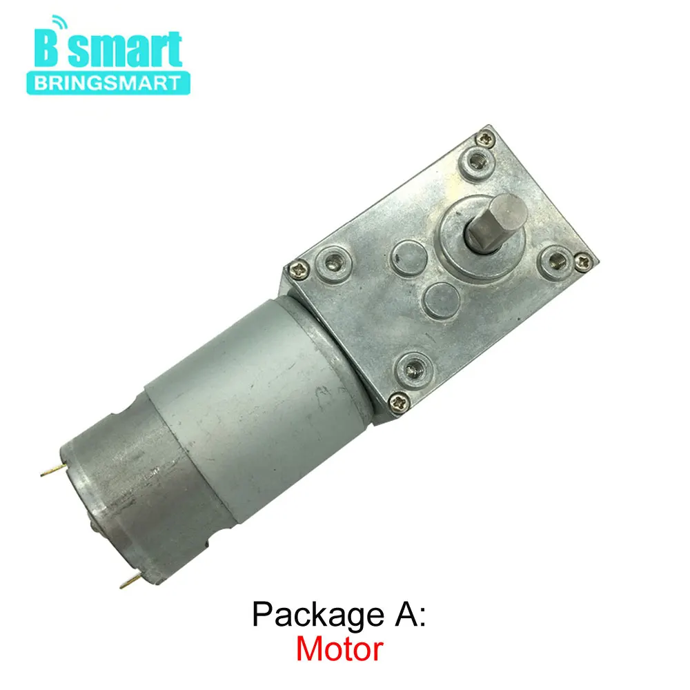 Bringsmart 6 в червячный мотор редуктор A58SW 555 12В с высоким крутящим моментом