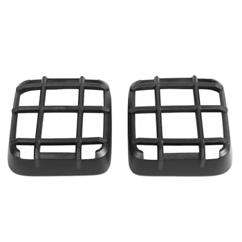 

DHBH-Black ABS Tail Light Lamp Cover Trim Decor Frame for Jeep Wrangler JL 18-20