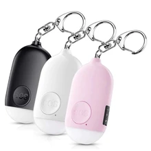 Alarme personnelle de sécurité, porte clés d'alarme 130db, lampe de poche LED d'urgence, alarme personnelle pour filles, personnes âgées, Etc. 3 pièces