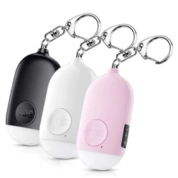 3Pcs Safe Sound Personal Alarm,130DB Alarm Keychain Emergency LED Flashlight Safety Personal Alarm For Girls,Elderly,Etc