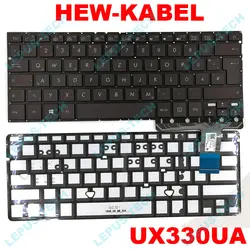Клавиатура для ноутбука ASUS UX330UA UX330 немецкая клавиатура с подсветкой