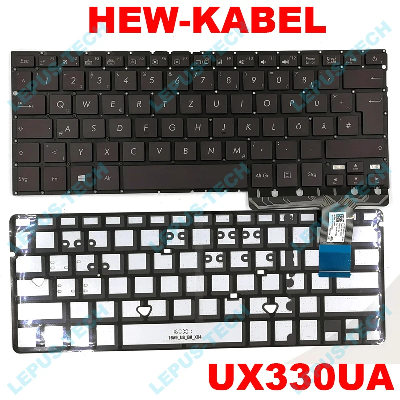 

laptop keyboard for ASUS UX330UA UX330 German DE GR backlit keyboard new