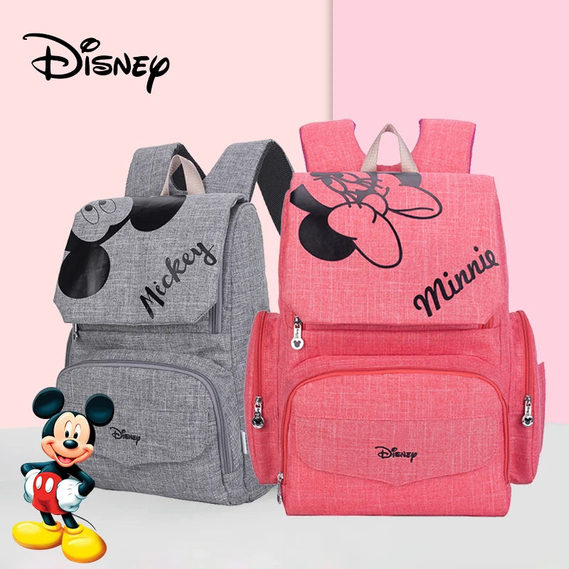 Disney sacs à couches Mickey Minnie bébé Bolso maternelle poussette sac Nappy sac à dos maternité sac maman sac Nappy sac maternité