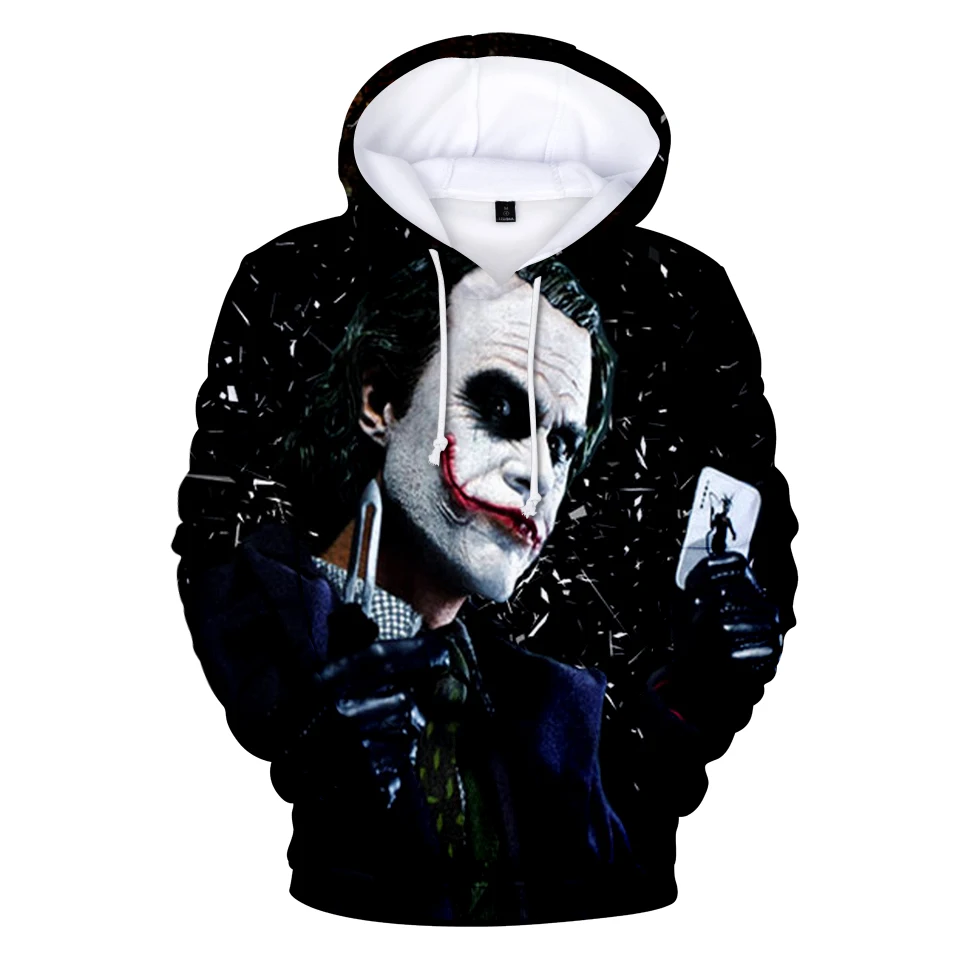 Hot Sale HaHa Joker 3D Hoodies Men/women Sweatshirt Harajuku Streetwear ...