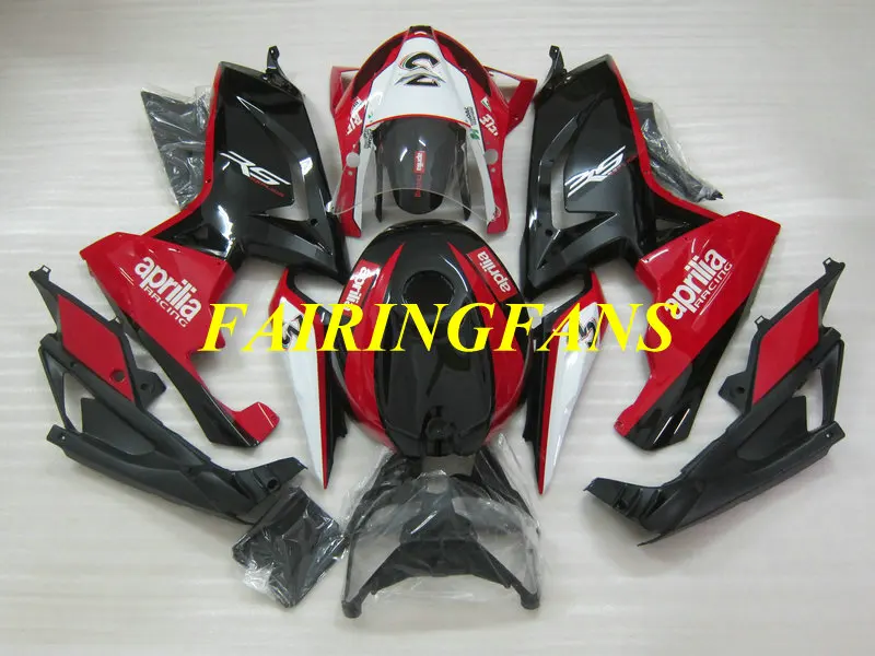 Набор обтекателей для Aprilia RS125 06 07 08 09 10 11 RS 125 RSV125RR 2006 2011 красные черные Обтекатели