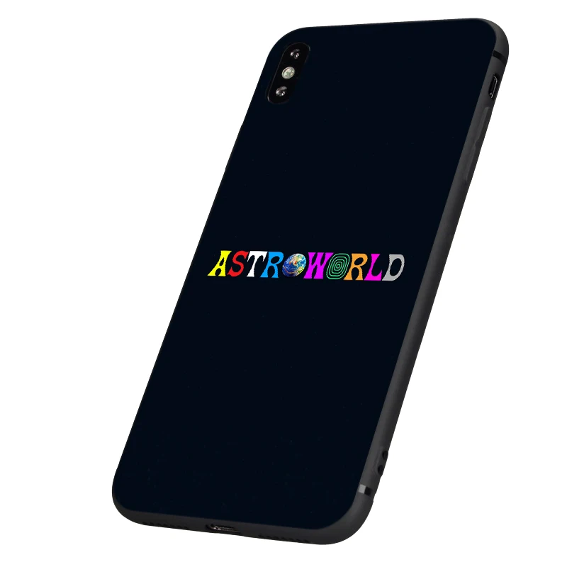 Черный чехол ТПУ для iphone 5 5s se 6 6s 7 8 plus x 10 чехол силиконовый чехол для iphone XR XS 11 pro MAX чехол Трэвиса Скотта astroworld