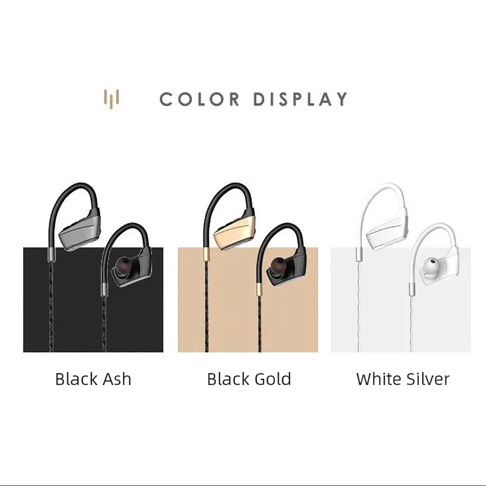 Bluetooth Wireless Earphone V5 0 6D Stereo Sports Headsets Earloop Universal Earbuds For Huawei Nova 4 iPhone X Music Microphone