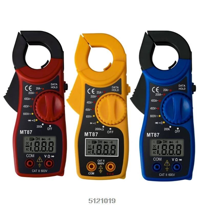 MT87 LCD Digital Clamp Meter Multimeter AC/DC Ammeter Voltmeter Resistance Test Dropshipping | Инструменты
