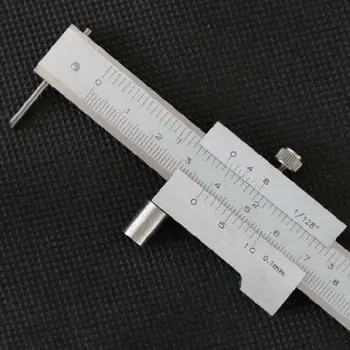 

0-200mm Silver Vernier Caliper Gauge Measuring Tool Micrometer Ruler Machinist
