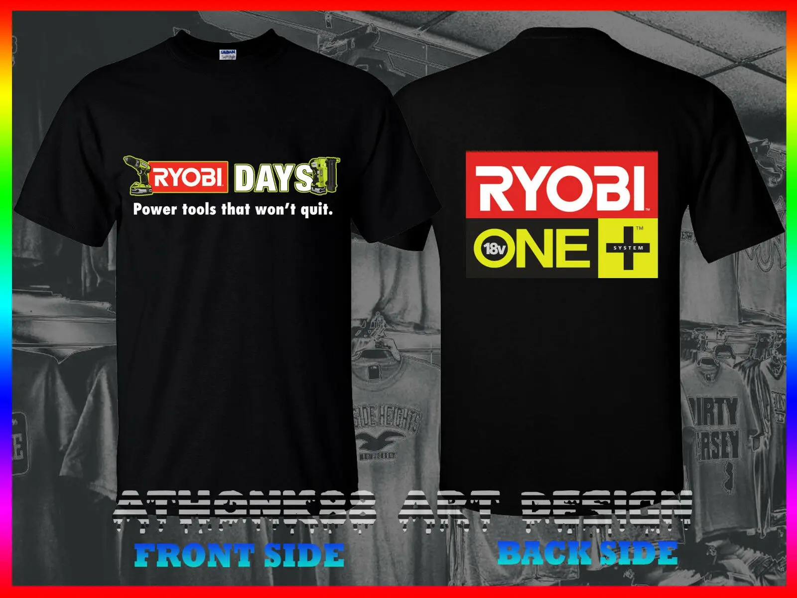 RYOBI DAYS T SHIRT RYOBI DAYS TO USE RYOBI ONE PLUS SYSTEM TOOL T SHIRT