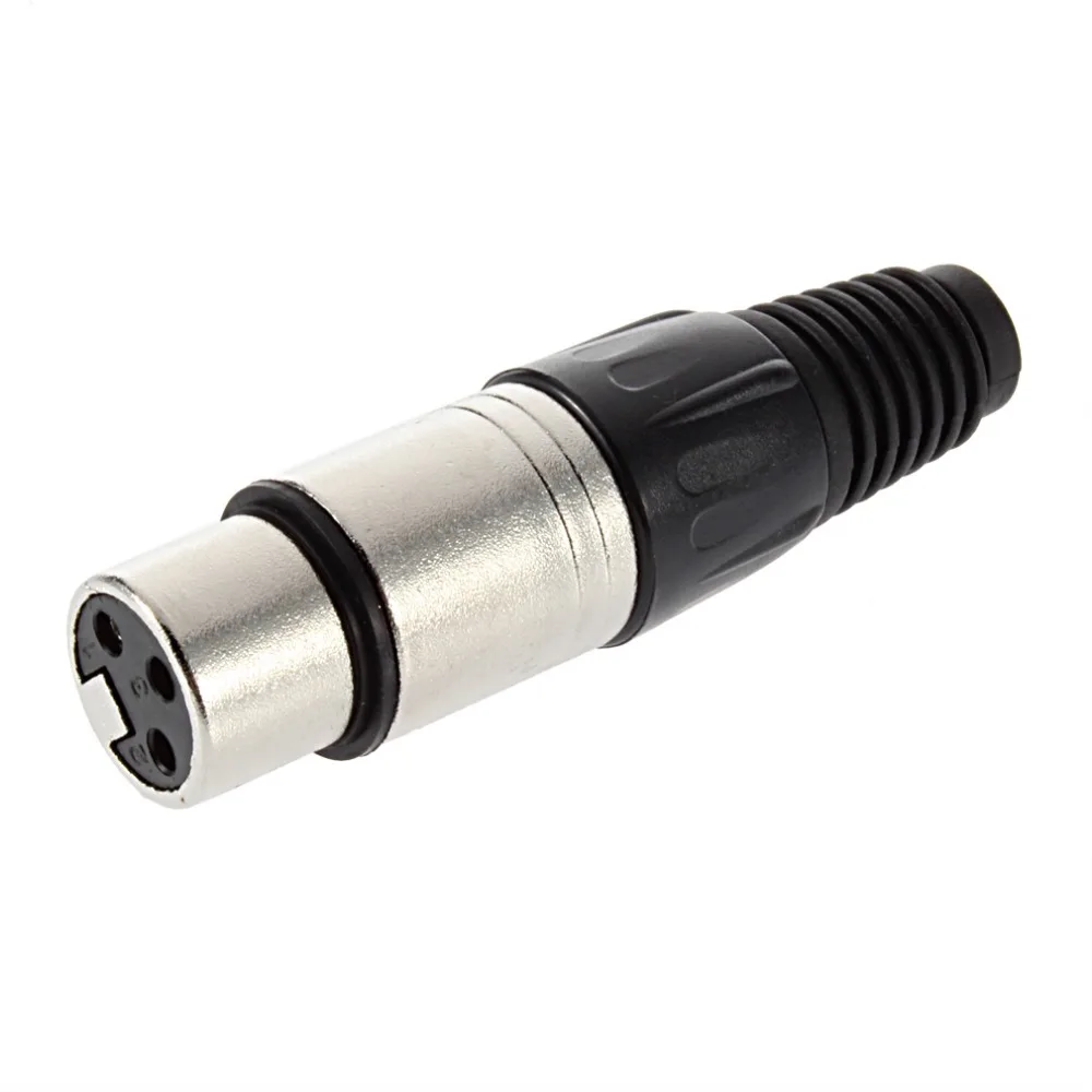 

1Pc Mic Microphone XLR Male Type 3-Pin Audio Cable Connector Solder Connection Adapter Mini Portable Accessories Newest hot