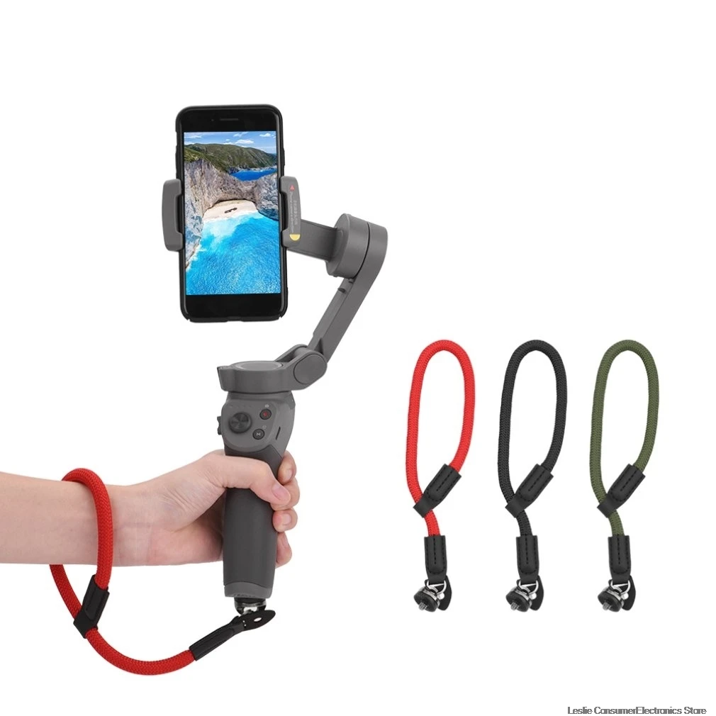 

Nylon Safety Handheld PTZ Camera Stabilizer Hand Strap for DJI Osmo Mobile 3 Wrist Strap Lanyard Strap Safety Hand Strap