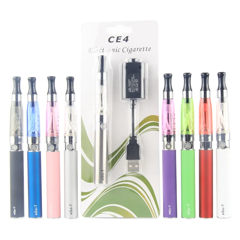 Cigarrillo electrónico eGo CE4, Kit de iniciación de blíster con batería Ego CE4, atomizador, claromizador, depósito, vaporizador, cigarrillo electrónico