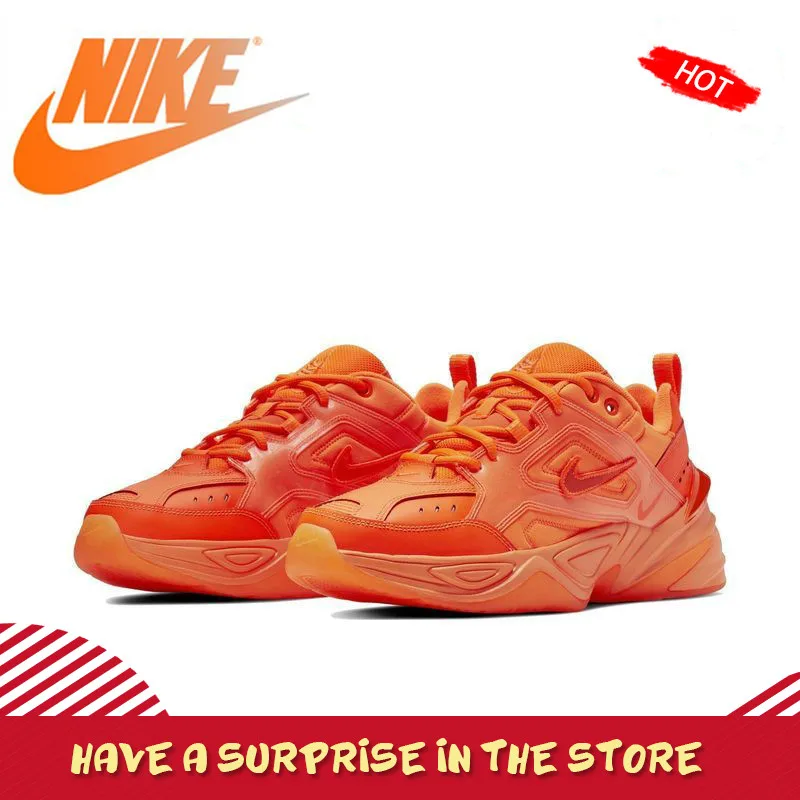 

Original Authentic Nike M2k Tekno Men's Running Shoes Fluorescent Green Comfortable and Durable Outdoor Sports Shoes NewCI5749