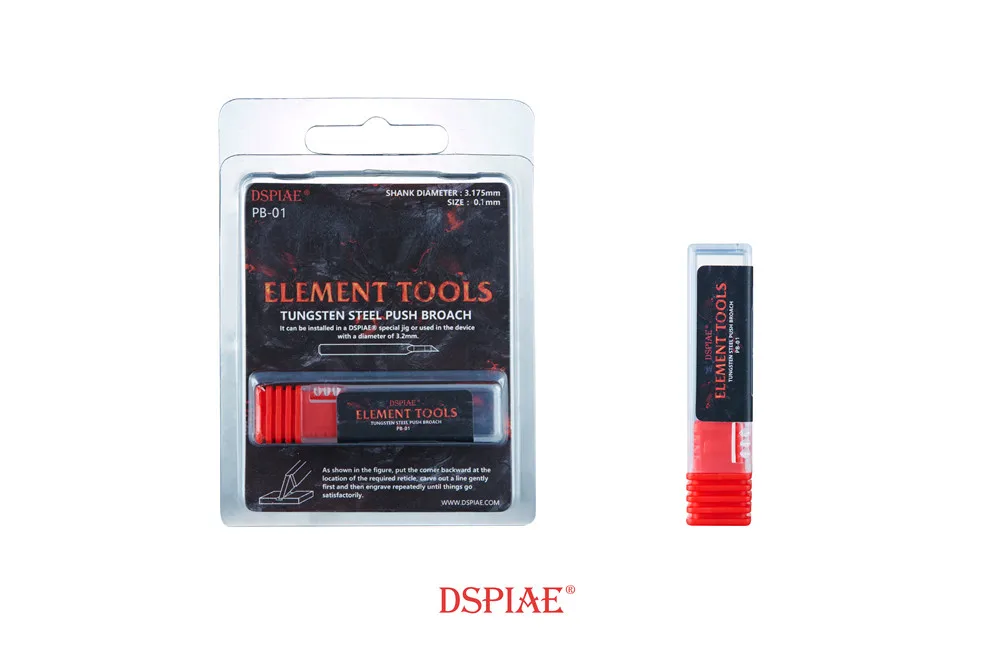 DSPIAE PB Series Tungsten Steel Push Broach Hobby Accessory