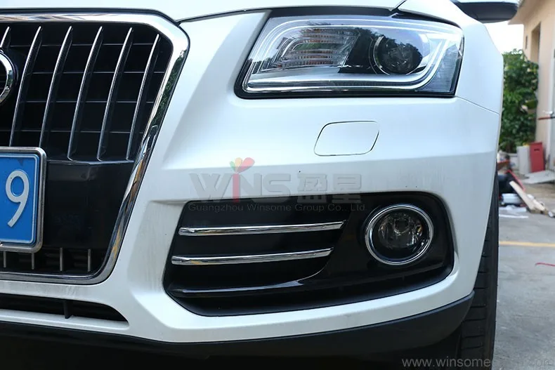 Для Audi Q5 2013 хромированные противотуманные фары, накладка, аксессуары для стайлинга автомобилей