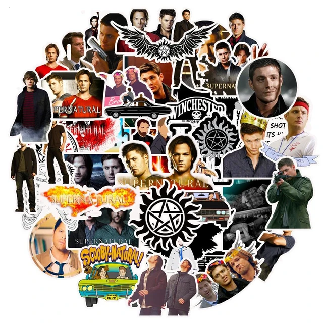 SUPERNATURAL TV show stickers, 29 ct - Depop