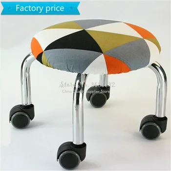 

clearance!\Household Kids Stool Slidable Study Walk Stool Manicure Pedicure Low Stool Cloth Fabric Washable Seat Multifunction