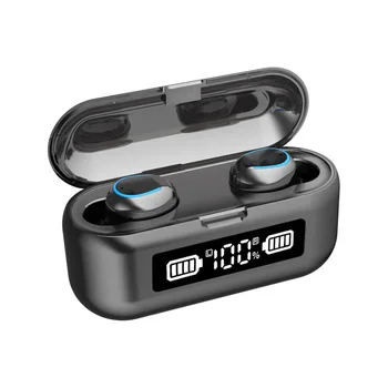 

HBQ TWS Bluetooth Earphone Touch Control Mini Earbud With Mic LED Power Display Charge Box Wireless 3D Stereo Music Play Headset