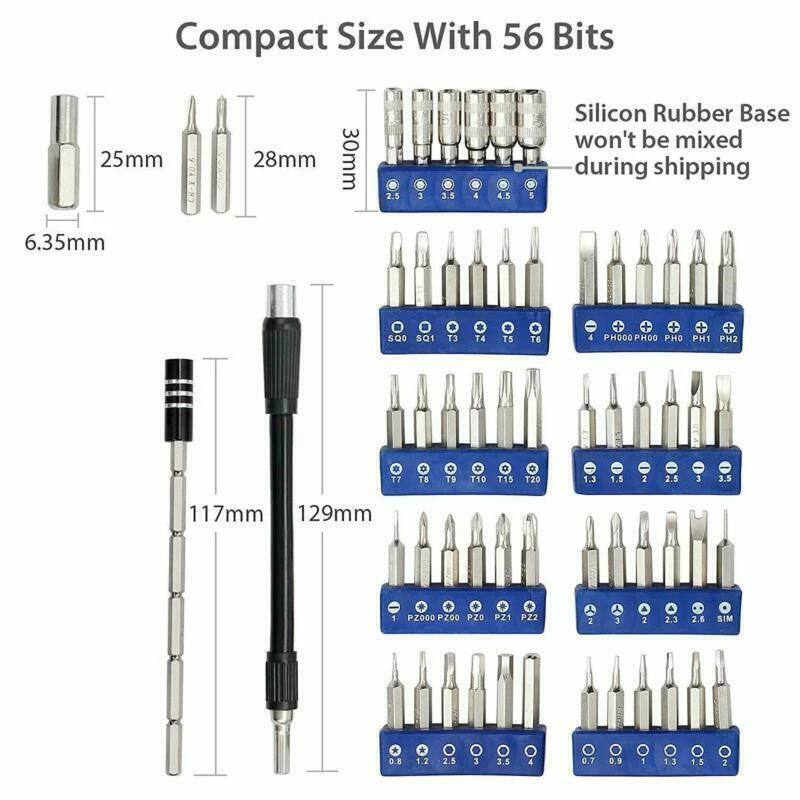 1 set Mobile Phone Laptop PC Watch Repair Hand Tool Multi Opening Tool Magnetic Screwdriver Set Precision Hand Screwdriver Kit