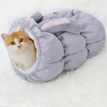 

Warm Cat Sleeping Bag Bed Cat Tunnel Puppy Small Dog Pet Cat Mat Bed Kennel House Soft Sleeping Bed Pet Products